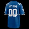 Mens Nike Indianapolis Colts Royal Custom Game Jersey