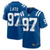 Mens Nike Laiatu Latu Royal Indianapolis Colts Player Game Jersey