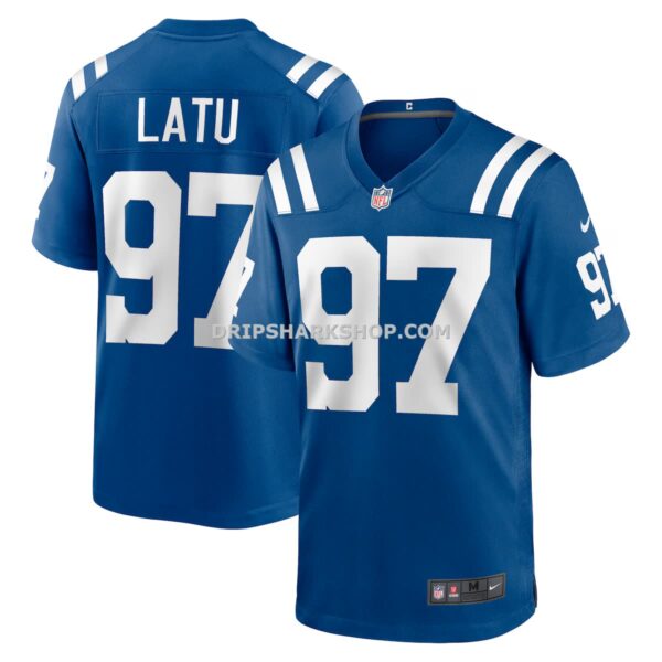 Mens Nike Laiatu Latu Royal Indianapolis Colts Player Game Jersey