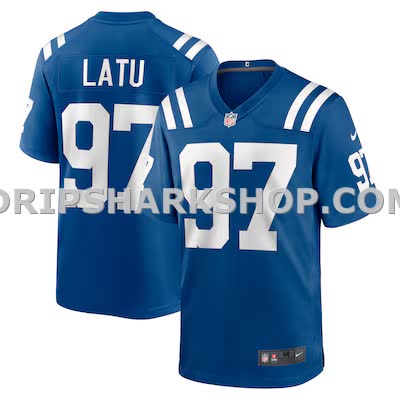 Mens Nike Laiatu Latu Royal Indianapolis Colts Player Game Jersey