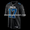 Mens Nike Daniel Jones Carbon Black Indianapolis Colts Fashion Game Jersey