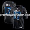Mens Nike Daniel Jones Carbon Black Indianapolis Colts Fashion Game Jersey