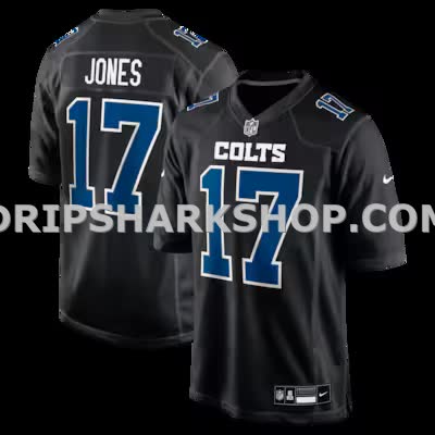 Mens Nike Daniel Jones Carbon Black Indianapolis Colts Fashion Game Jersey