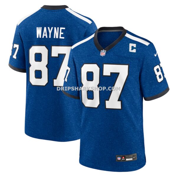 NFL142d1cG04-294e09 Mens Nike Reggie Wayne Blue Indianapolis Colts Retired Player Alternate Game Jersey