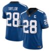 Mens Nike Jonathan Taylor Blue Indianapolis Colts Vapor Fuse Limited Jersey