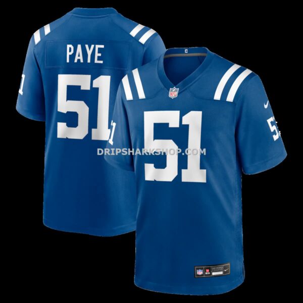 NFL143503G04-fb5b00 Mens Nike Royal Indianapolis Colts Game Jersey