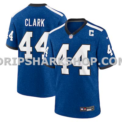 Mens Nike Dallas Clark Blue Indianapolis Colts Retired Player Alternate Game Jersey