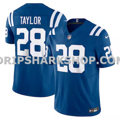 Mens Nike Jonathan Taylor Royal Indianapolis Colts Vapor Fuse Limited Jersey