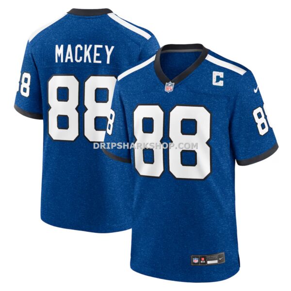 Mens Nike John Mackey Blue Indianapolis Colts Retired Player Alternate Game Jersey