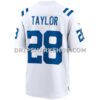 Mens Nike Jonathan Taylor White Indianapolis Colts Game Jersey Pi4235000