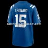 NFL14412aG06-4c2790 Mens Nike Riley Leonard Royal Indianapolis Colts Team Game Jersey