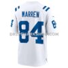 Mens Nike Tyler Warren White Indianapolis Colts Game Jersey