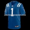 NFL1442f6G05-daf74b Mens Nike Number 1 Groom Royal Indianapolis Colts Game Jersey