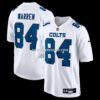 Mens Nike Tyler Warren Tundra White Indianapolis Colts Fashion Game Jersey
