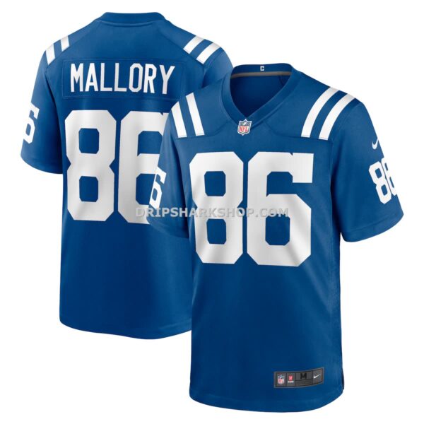 Mens Nike Will Mallory Royal Indianapolis Colts Team Game Jersey