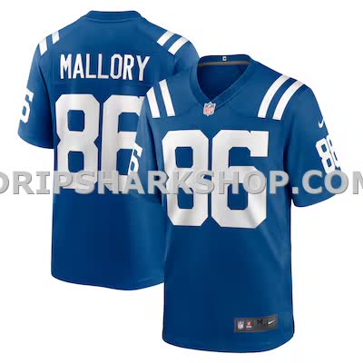 Mens Nike Will Mallory Royal Indianapolis Colts Team Game Jersey
