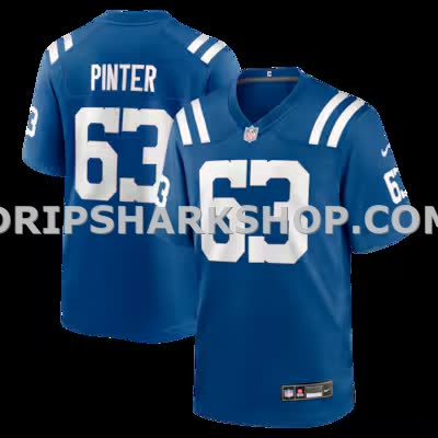 Mens Nike Danny Pinter Royal Indianapolis Colts Game Jersey