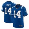 Mens Nike Alec Pierce Blue Indianapolis Colts Alternate Game Jersey