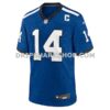 Mens Nike Alec Pierce Blue Indianapolis Colts Alternate Game Jersey