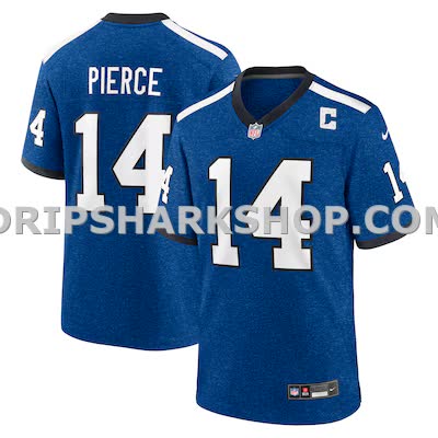 Mens Nike Alec Pierce Blue Indianapolis Colts Alternate Game Jersey