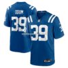 NFL14670fG04-c8bcdc Mens Nike George Odum Royal Indianapolis Colts Team Game Jersey