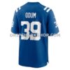 NFL14670fG06-8b3129 Mens Nike George Odum Royal Indianapolis Colts Team Game Jersey