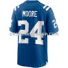 NFL14695eG02-9f8fb0 Mens Nike Lenny Moore Royal Indianapolis Colts Game Retired Player Jersey Pi3994000
