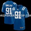 Mens Nike Jt Tuimoloau Royal Indianapolis Colts Team Game Jersey