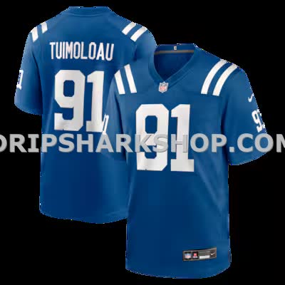 Mens Nike Jt Tuimoloau Royal Indianapolis Colts Team Game Jersey