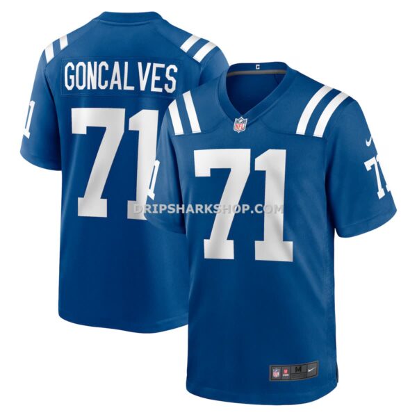 Mens Nike Matt Goncalves Royal Indianapolis Colts Game Jersey