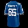 NFL147752G06-807d5b Mens Nike Jimmy Morrissey Royal Indianapolis Colts Team Game Jersey