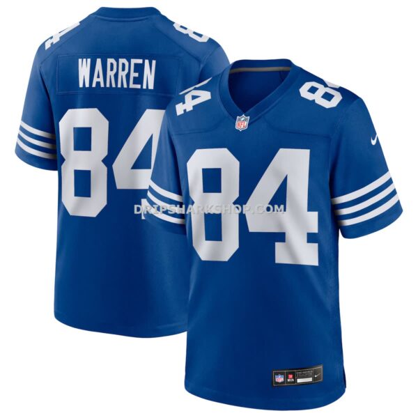 Mens Nike Tyler Warren Royal Indianapolis Colts Alternate Game Jersey