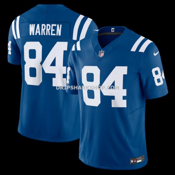 Mens Nike Tyler Warren Royal Indianapolis Colts Team Vapor Fuse Limited Jersey