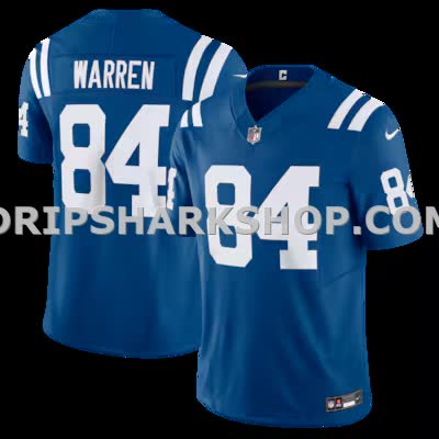 Mens Nike Tyler Warren Royal Indianapolis Colts Team Vapor Fuse Limited Jersey