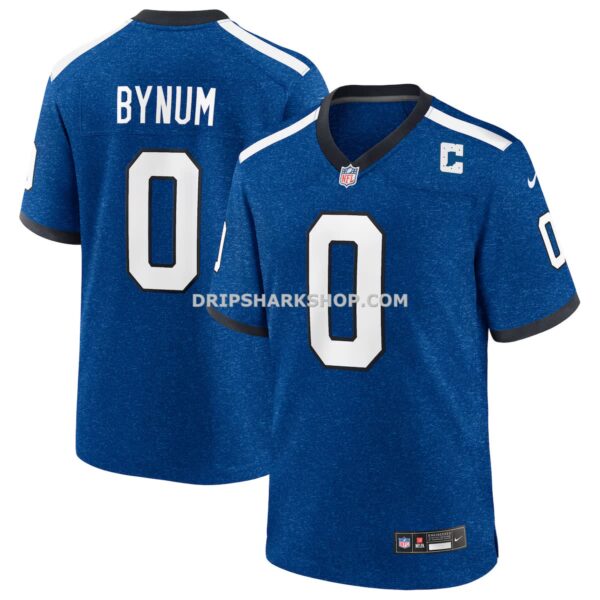 Mens Nike Camryn Bynum Heather Royal Indianapolis Colts Alternate 2 Indiana Nights Game Jersey