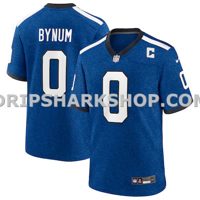 Mens Nike Camryn Bynum Heather Royal Indianapolis Colts Alternate 2 Indiana Nights Game Jersey