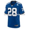 Mens Nike Marshall Faulk Blue Indianapolis Colts Retired Player Alternate Game Jersey