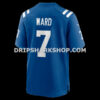 Mens Nike Charvarius Ward Royal Indianapolis Colts Team Game Jersey