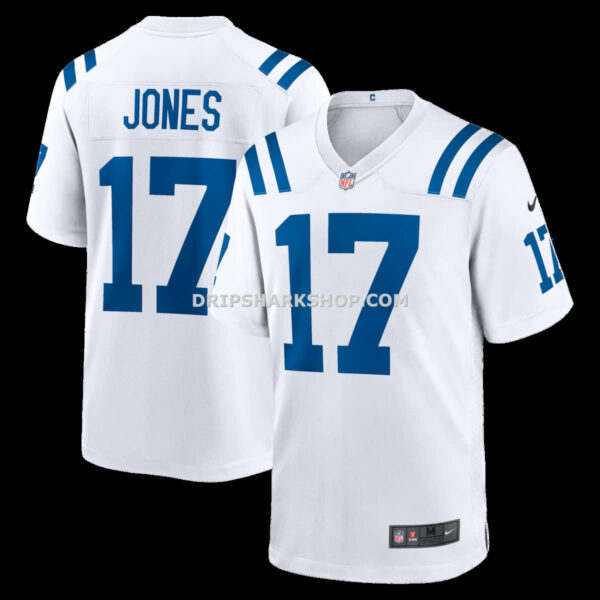 NFL149805G04-36c66c Mens Nike Daniel Jones White Indianapolis Colts Game Jersey