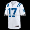 NFL149805G05-08e65a Mens Nike Daniel Jones White Indianapolis Colts Game Jersey