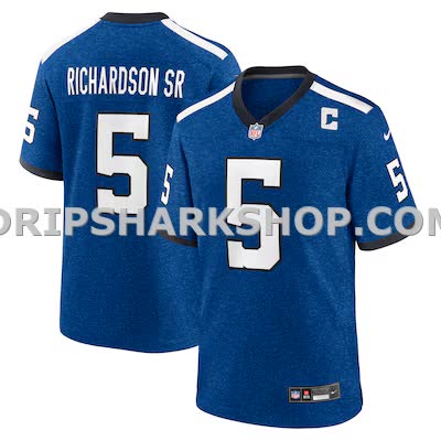 Mens Nike Anthony Richardson Sr Royal Indianapolis Colts Alternate Indiana Nights Game Jersey