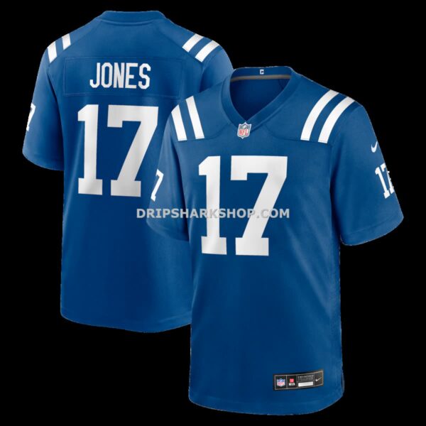 Mens Nike Daniel Jones Royal Indianapolis Colts Team Game Jersey