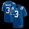Mens Nike Spencer Shrader Royal Indianapolis Colts Team Game Jersey