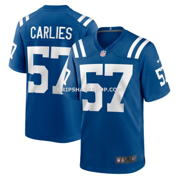 Mens Nike Jaylon Carlies Royal Indianapolis Colts Game Jersey