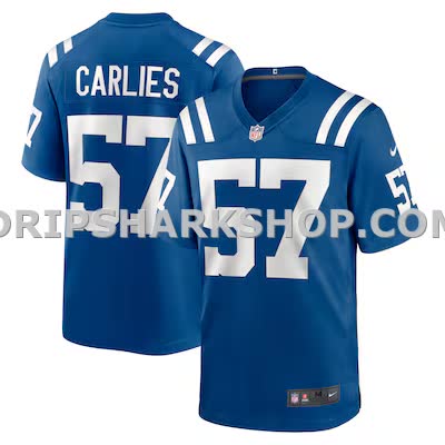 Mens Nike Jaylon Carlies Royal Indianapolis Colts Game Jersey
