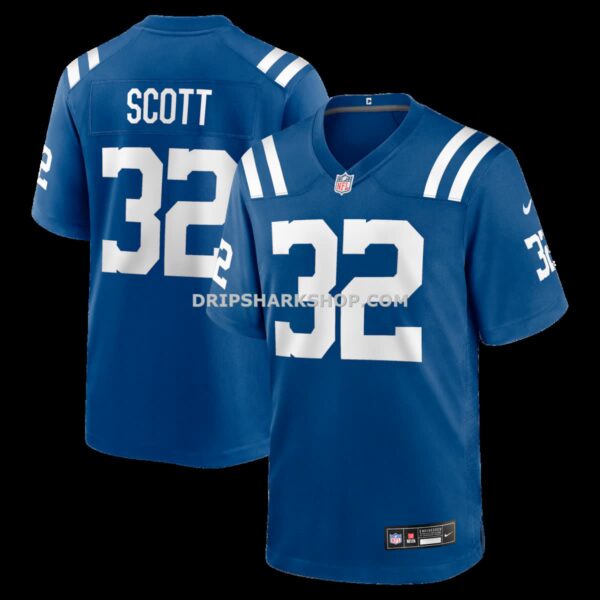 NFL14a457G04-b9738e Mens Nike Daniel Scott Royal Indianapolis Colts Team Game Jersey