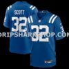 NFL14a457M01-137ad1 Mens Nike Daniel Scott Royal Indianapolis Colts Team Game Jersey
