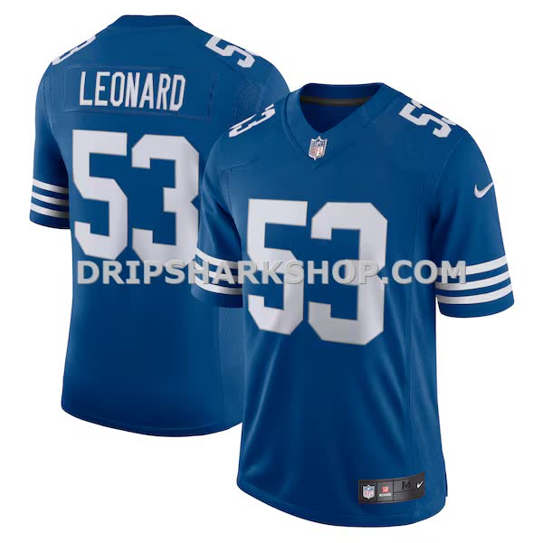 Mens Nike Darius Leonard Royal Indianapolis Colts Alternate Vapor Limited Jersey Pi4060000