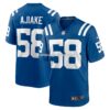 Mens Nike Austin Ajiake Royal Indianapolis Colts Game Jersey