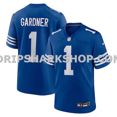 Mens Nike Ahmad Sauce Gardner Royal Indianapolis Colts Team Game Jersey